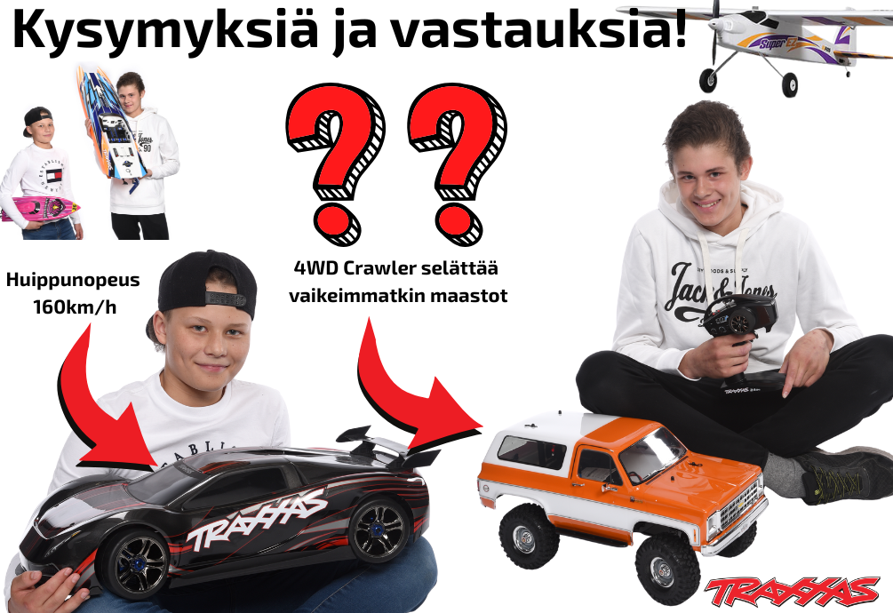 Kysymyksiä ja vastauksia (FAQ) RC- ja pienoismallit