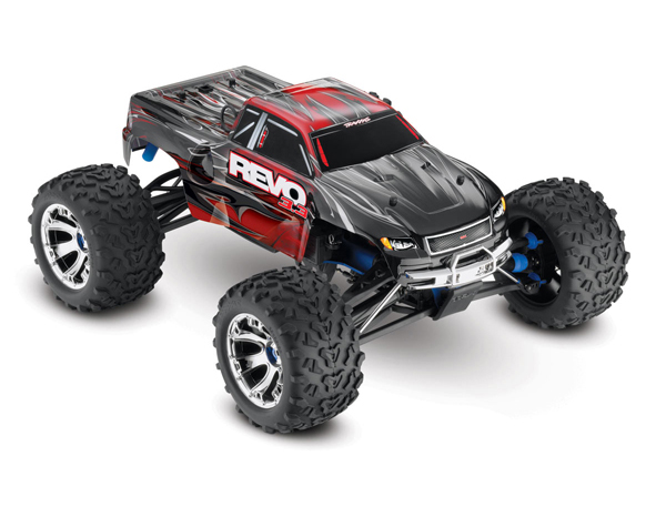 Revo 3.3 4WD Nitro TQi TSM, Telemetry Red TRX53097-3-RED