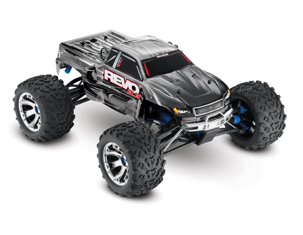 Revo 3.3 4WD Nitro TQi TSM, Telemetry Silver TRX53097-3-SLV