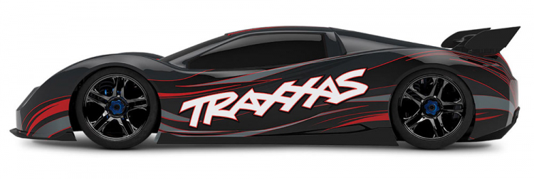 Traxxas XO-1 Supercar 1/7 RTR TQi Telemetri TSM Black TRX64077-3-BLK