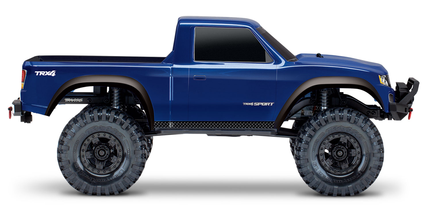 Traxxas TRX-4 Sport Scale Crawler Truck 1/10 RTR Sininen RC-auto ilman akkua ja laturia TRX82024-4-BLUE
