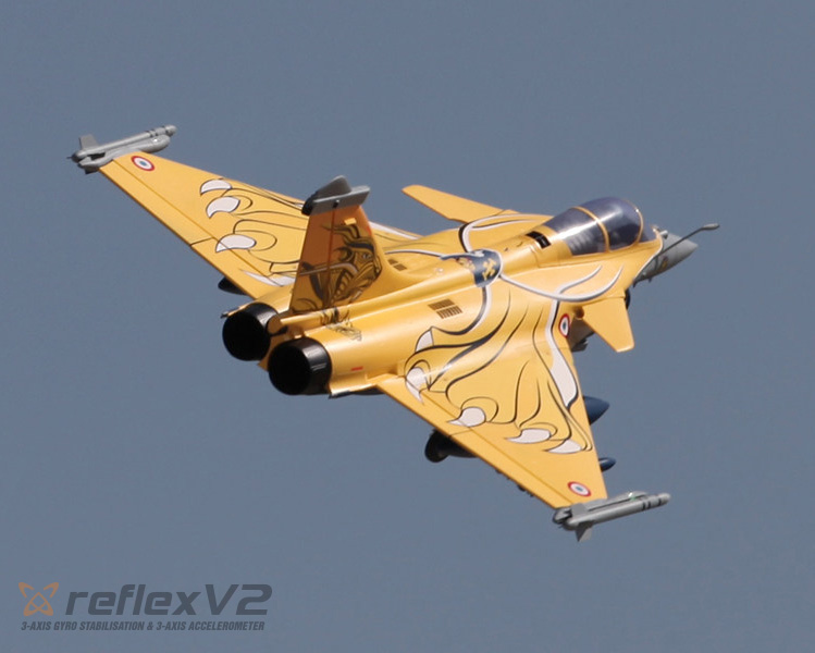 Dassault Rafale 80mm Fan with Reflex Gyro Harrastekauppa Hobbylinna