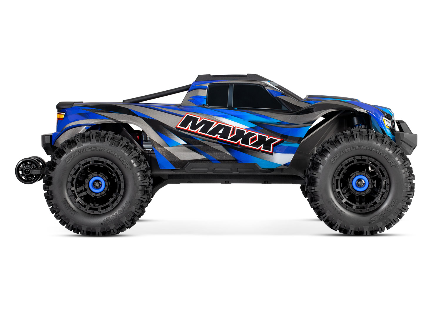 Traxxas MAXX with WideMaxx 4x4 1/10 RTR TQi Brushless TSM Blue TRX89086-4-BLUE