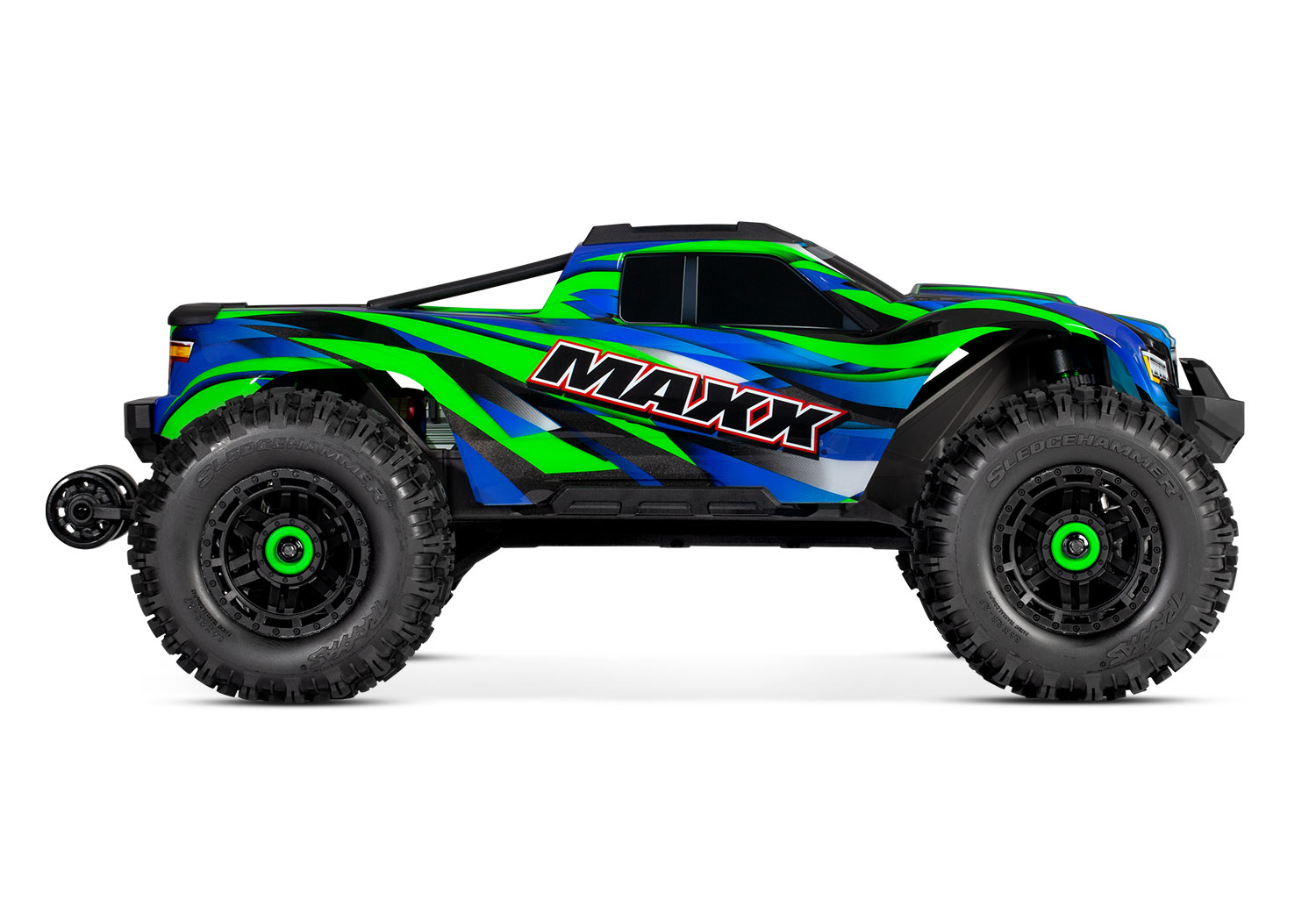 Traxxas MAXX with WideMaxx 4x4 1/10 RTR TQi Brushless TSM Green TRX89086-4-GRN