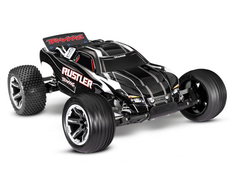 Rustler 2WD 1/10 RTR TQ Black USB - With Battery/Charger