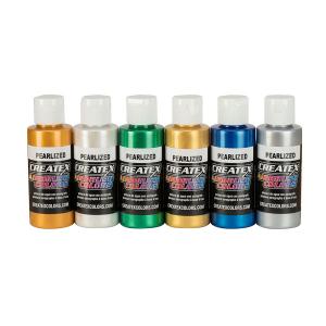 Createx Pearlized Airbrush Set 6x60ml