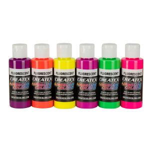 Createx Fluorescent Set 6x60ml