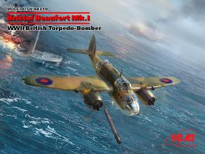 1/48 Bristol Beaufort Mk.I, WWII British Torpedo Bomber
