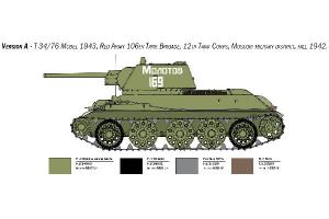 Italeri 1:35 T-34/76 Model 1943 (premium edition)