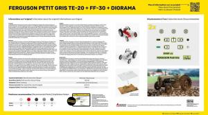 1/24 Ferguson Petit Gris TE-20 + FF-30 + Diorama base