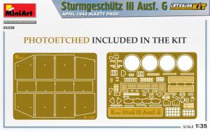1/35 Stug III Ausf. G April 1943 Alkett Prod. Interior Kit