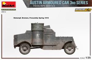 1/35 Austin Armoured Car 3rd Series: Freikorps, Interior Kit