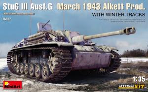 1/35 StuG III Ausf. G March 1943, Alkett w/Winter Tracks. Interior Kit