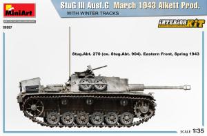 1/35 StuG III Ausf. G March 1943, Alkett w/Winter Tracks. Interior Kit