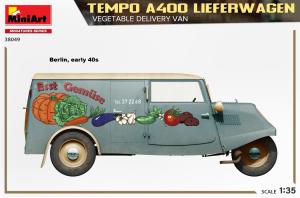 1/35 Tempo A400 Lieferwagen. Vegetable Delivery Van