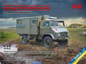 1/35 Unimog S 404 with box body,German military truck