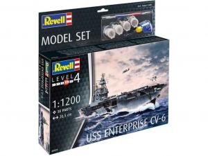 Revell 1/1200 Model Set USS Enterprise CV-6