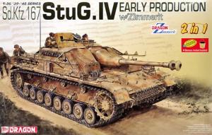 1/35 StuG.IV Early Production with Zimmerit (2 in 1)