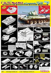 1/35 T-34/76 Mod.1943 w/Commander Cupola No. 112 Factory