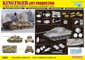 1/35 Kingtiger Late Production w/New Pattern Track s.Pz.Abt.506 Ardennes 1944