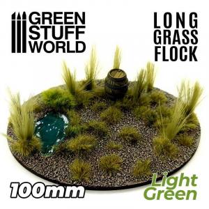 Long Grass Flock 100mm - Light Green