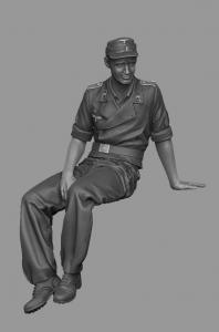 1:35 StuG crew at rest set