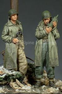 1:35 WW2 US Army Officer Set (2 Figures)