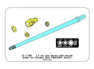 1/35 7.5cm Gun Barrel  for Panther Ausf. G (for Takom kits)