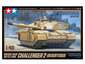 Tamiya 1/48 British MBT Challenger 2 (Desertised) pienoismalli