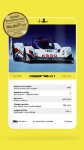 Heller 1/24 Peugeot 905 EV 1 pienoismalli