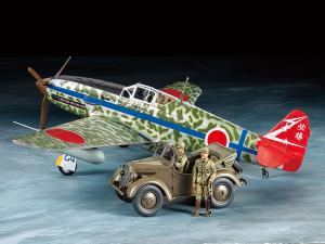 1/48 Kawasaki Ki-61-Id Hien (Tony) & 4x4 Light vehicle