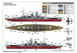 Trumpeter 1:200 German Scharnhorst Battleship