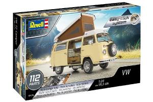 1:24 VW T2 Camper (easy click)  model kit 