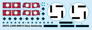 Trumpeter 1/350 DKM h Class Battleship