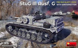 1/35 StuG III Ausf. G Feb 1943 Alkett with Winterketten pienoismalli