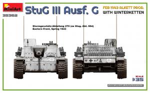1/35 StuG III Ausf. G Feb 1943 Alkett with Winterketten pienoismalli