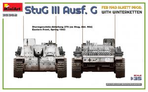 1/35 StuG III Ausf. G Feb 1943 Alkett with Winterketten pienoismalli