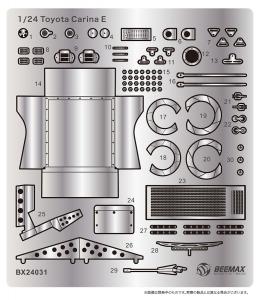 1/24 Toyota Carina E 93 BTCC Knockhill Winner Detail UP Parts