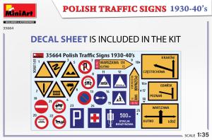 1/35 Polish Traffic Signs 1930-40's