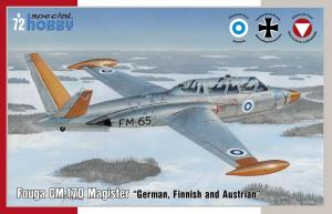 1/72 Fouga CM.170 Magister (Saksa, Suomi ja Itävalta)
