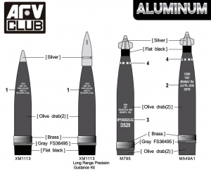 1/35 155Mm Artillery Shell Pgk Series