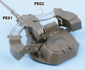1/35 Detaljointi setti WIESEL 1A1/A3 MK20 tykkiin