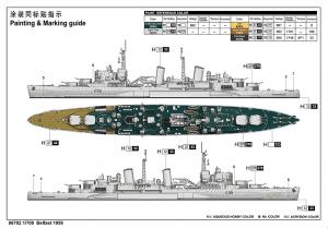 Trumpeter 1/700 Belfast 1959