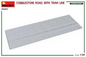 1/35 Cobblestone Road w/Tram Line (Injection Mold)