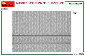 1/35 Cobblestone Road w/Tram Line (Injection Mold)