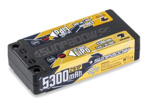 Li-Po Battery 2S 7,6V 5300mAh 160C HV Shorty ULCG