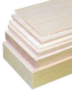 Balsa Sheet 1 x 100 x 1000 mm