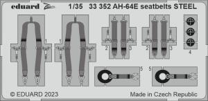 1/35 AH-64E seatbelts set for TAKOM kit