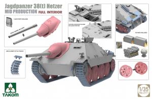 1/35 Jagdpanzer 38(t) Hetzer (Mid) (Full Interior)