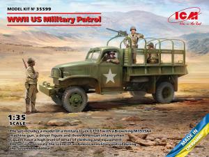 1/35 WWII US Military Patrol (G7107 with MG M1919A4)